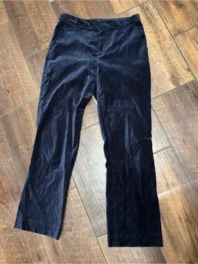 Lauren Ralph Lauren Navy Blue Velvet
Trouser Pants